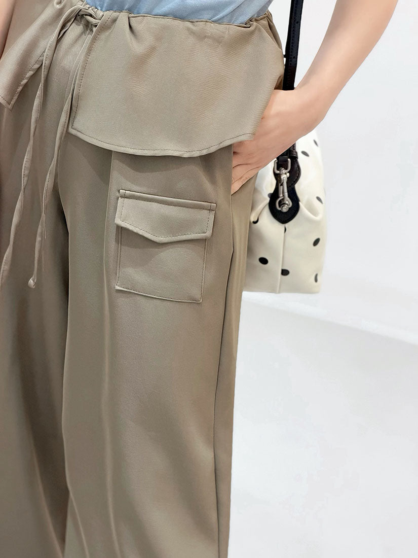 Ruffle Layered Waist Pants (3 Colours)