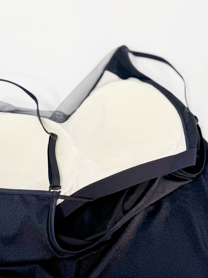 V-Neck Strappy Bra Top (2 Colours)