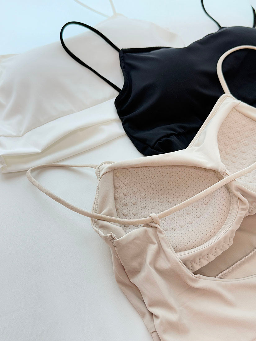 Deep U Back Bra Crop Top (3 Colours)