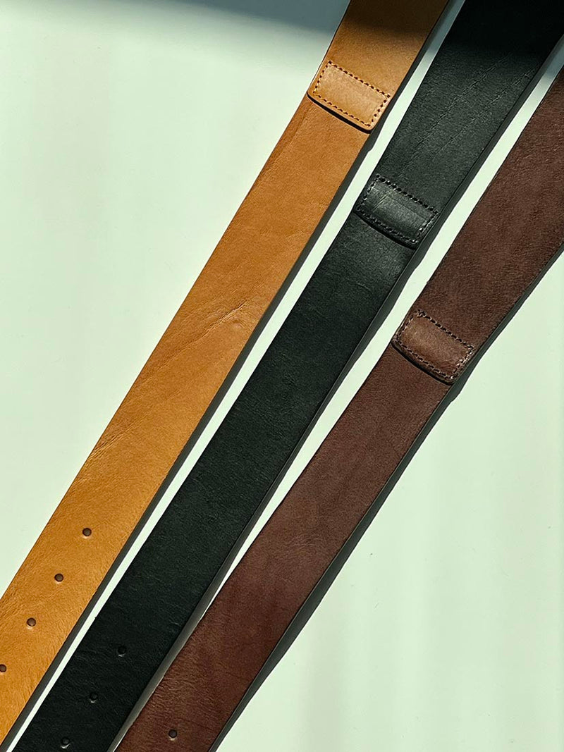 Irregular Leather Belt