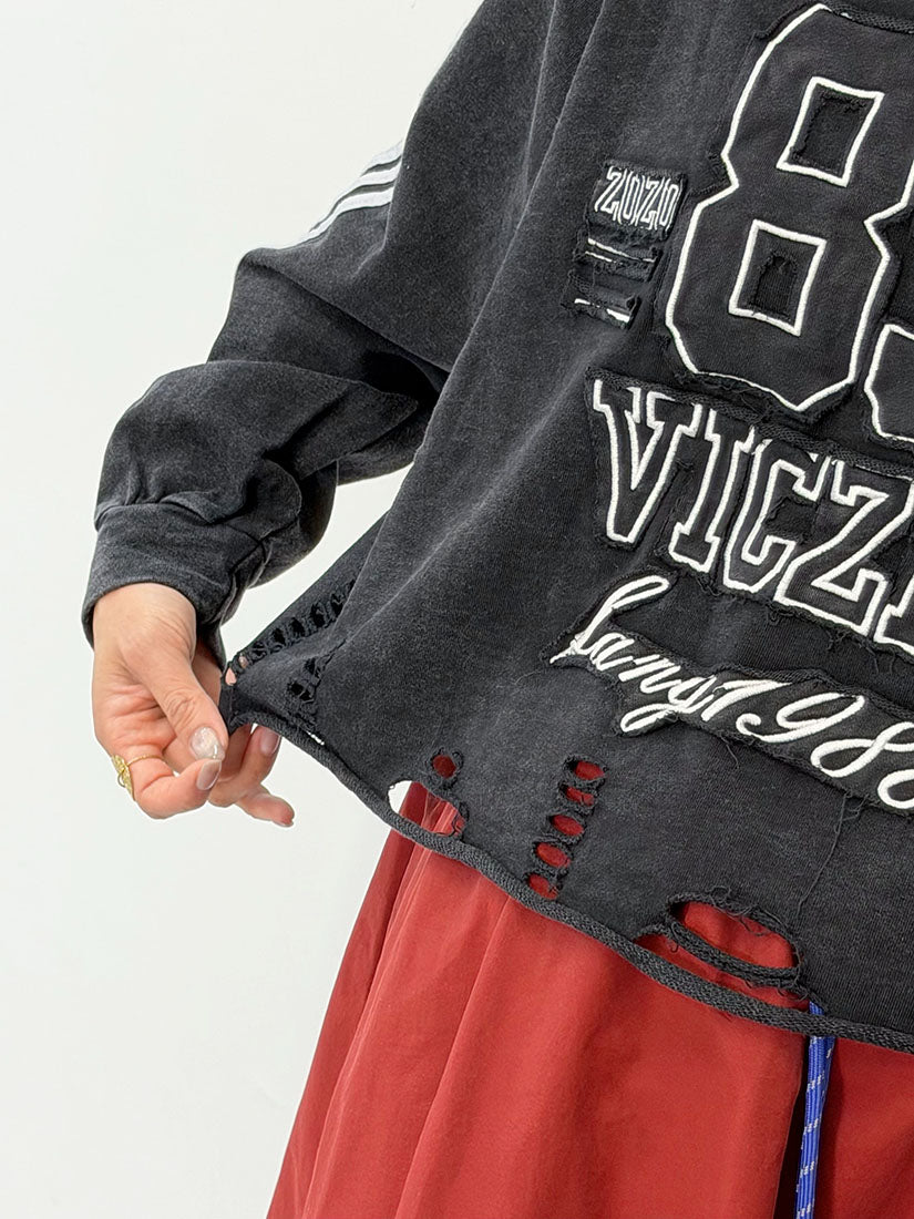 Effect Slogan T-Shirt (2 Colours)