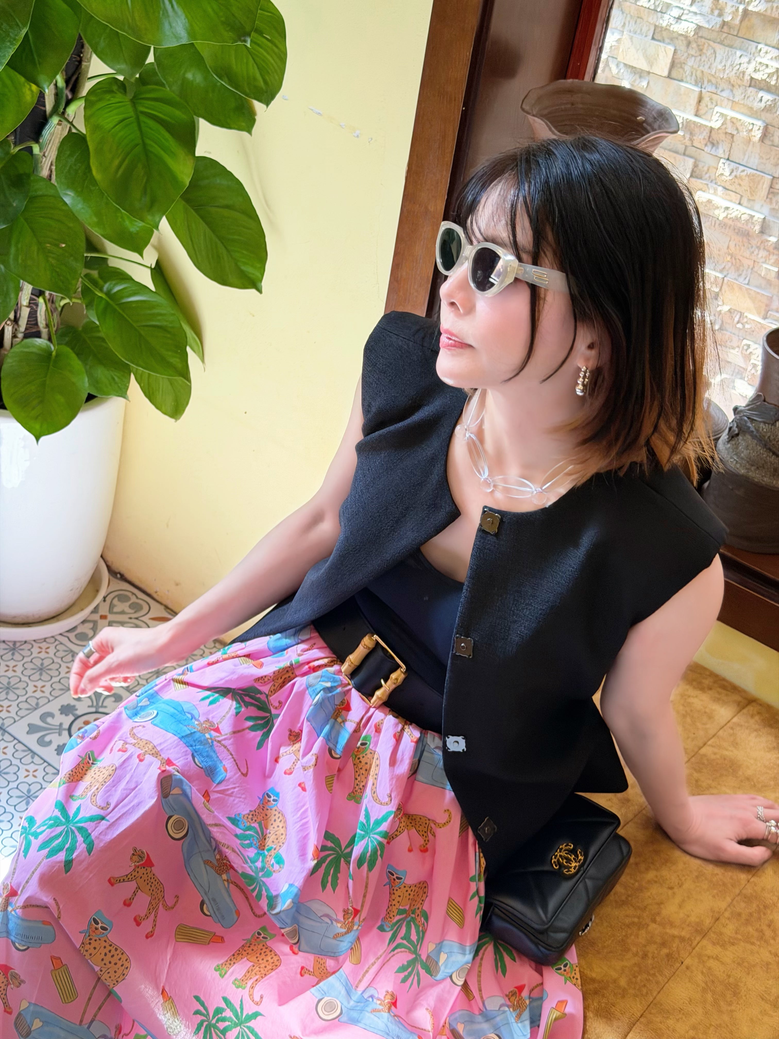 Trendy Leopard Printed Skirt (2 colours)
