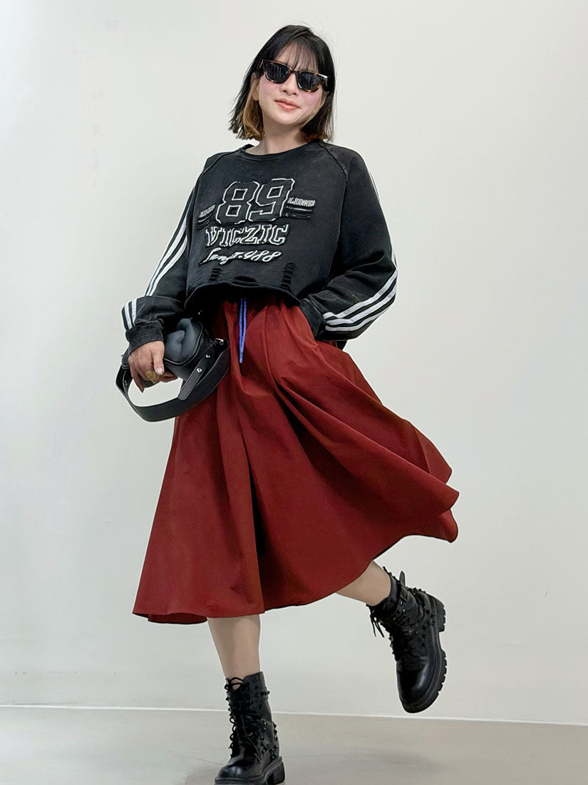 Flowing Midi Skirt (2 Colours)