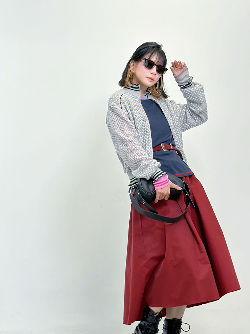 Sporty Knit Zip Jacket(2 Colours)