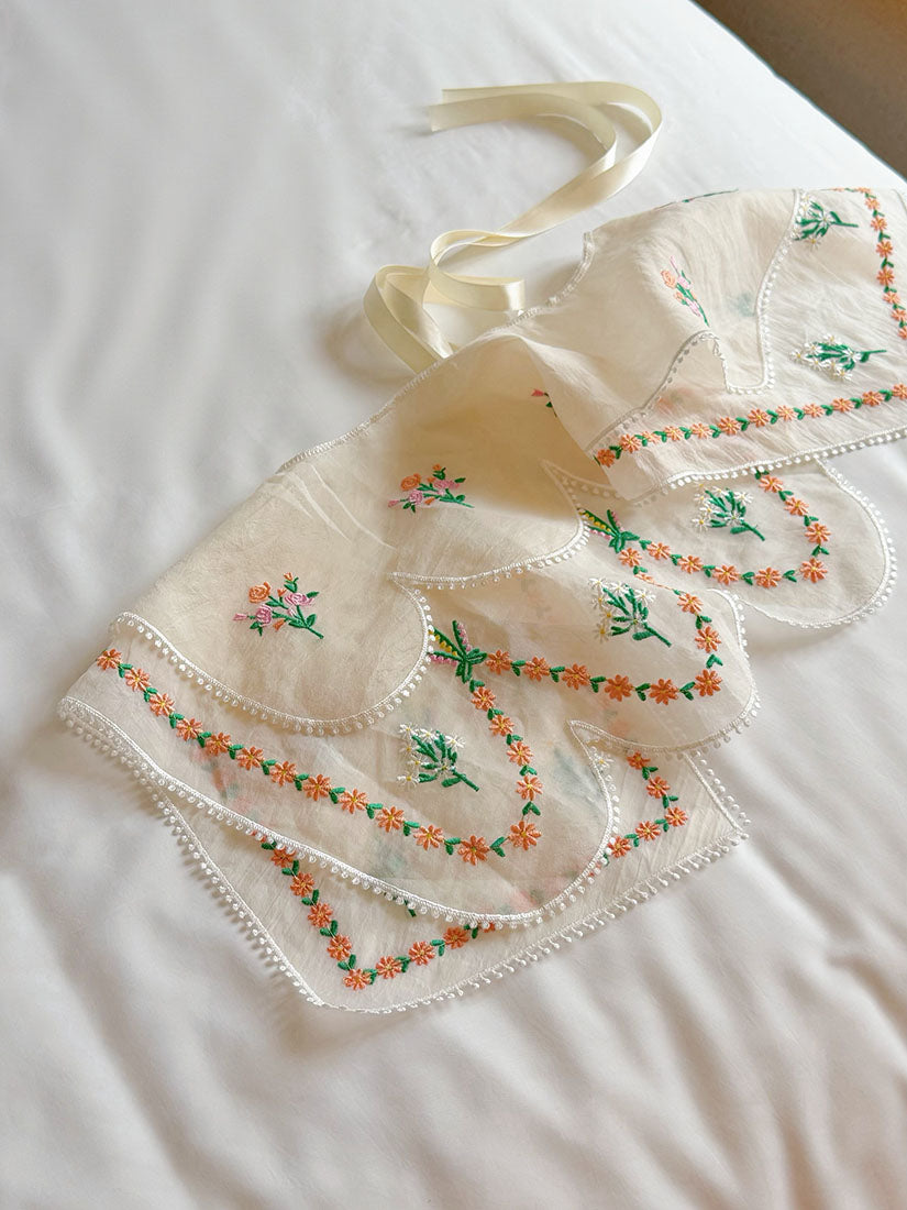 Embroidered Floral Scarf/Belt