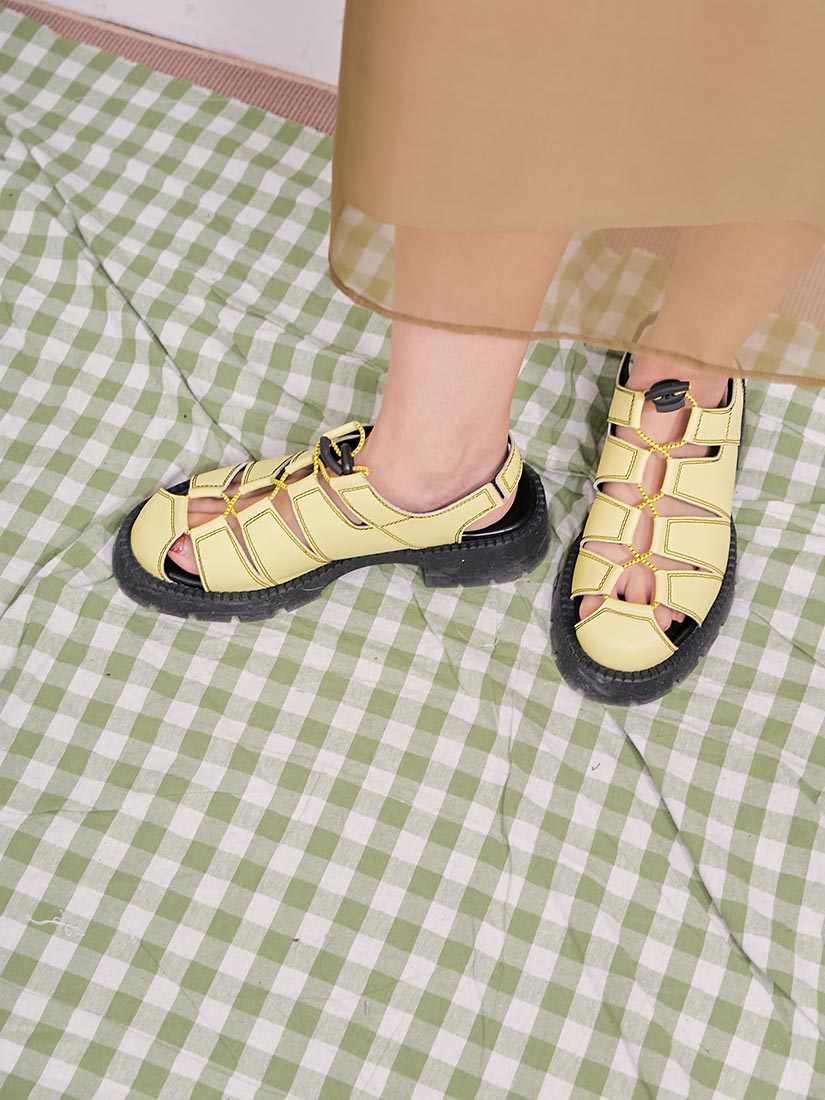 Fisherman Platform Sandals(Display Sale)