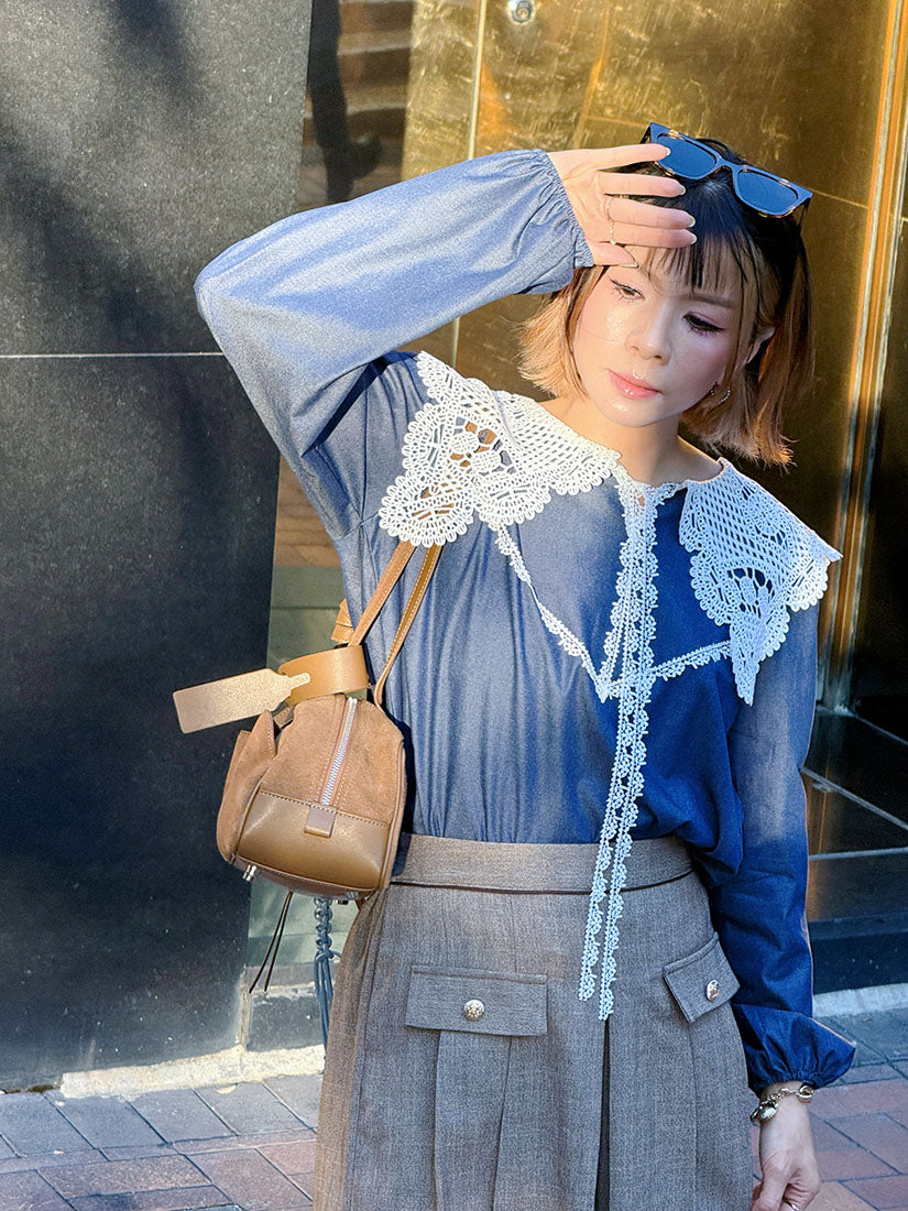 Le Teckel Suede Shoulder Bag (4 Colours)