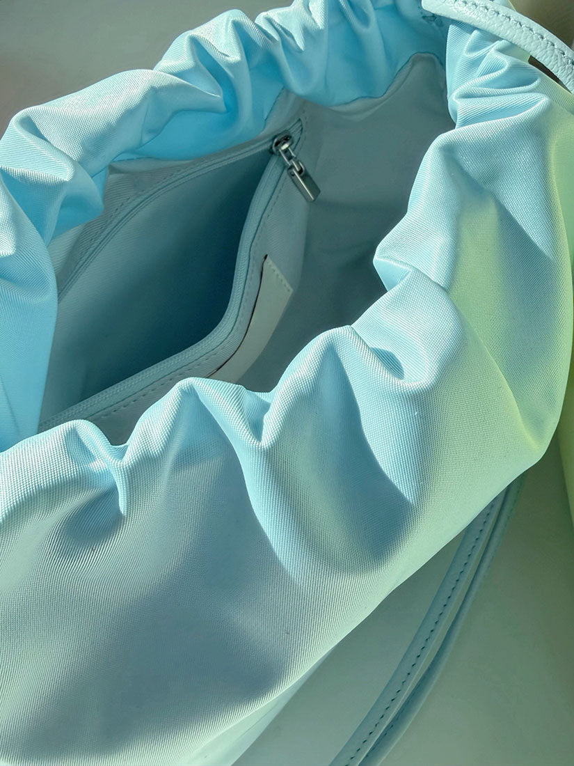 Leather Drawstring Shoulder Bag (4 Colours)