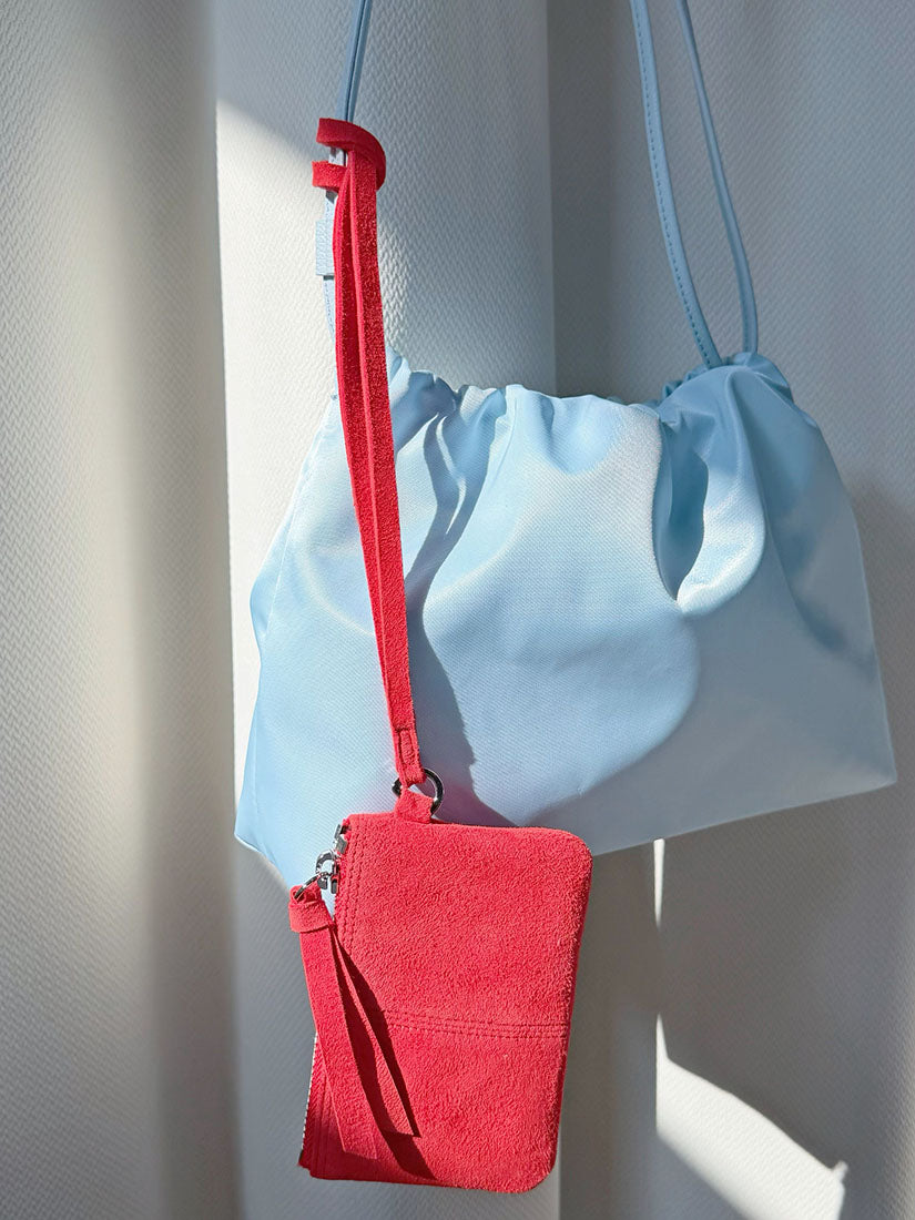 Leather Drawstring Shoulder Bag (4 Colours)