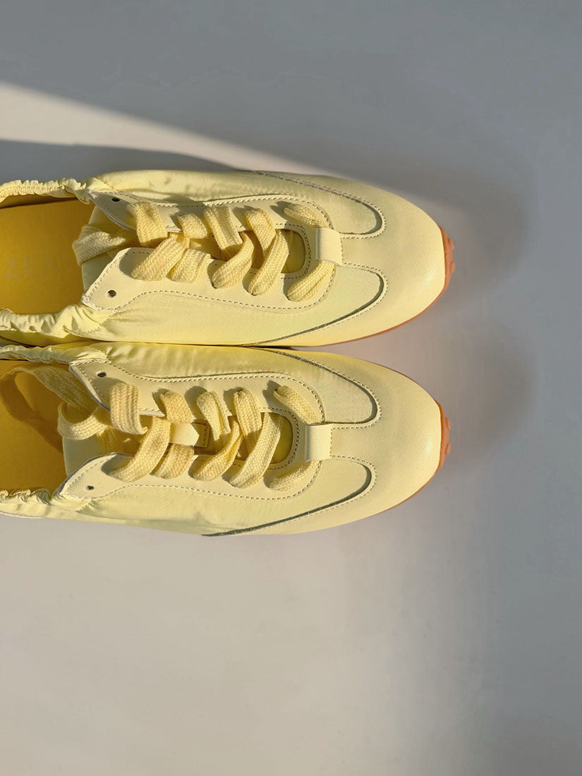 Clean Paneling Ballet Sneakers (3 Colours)