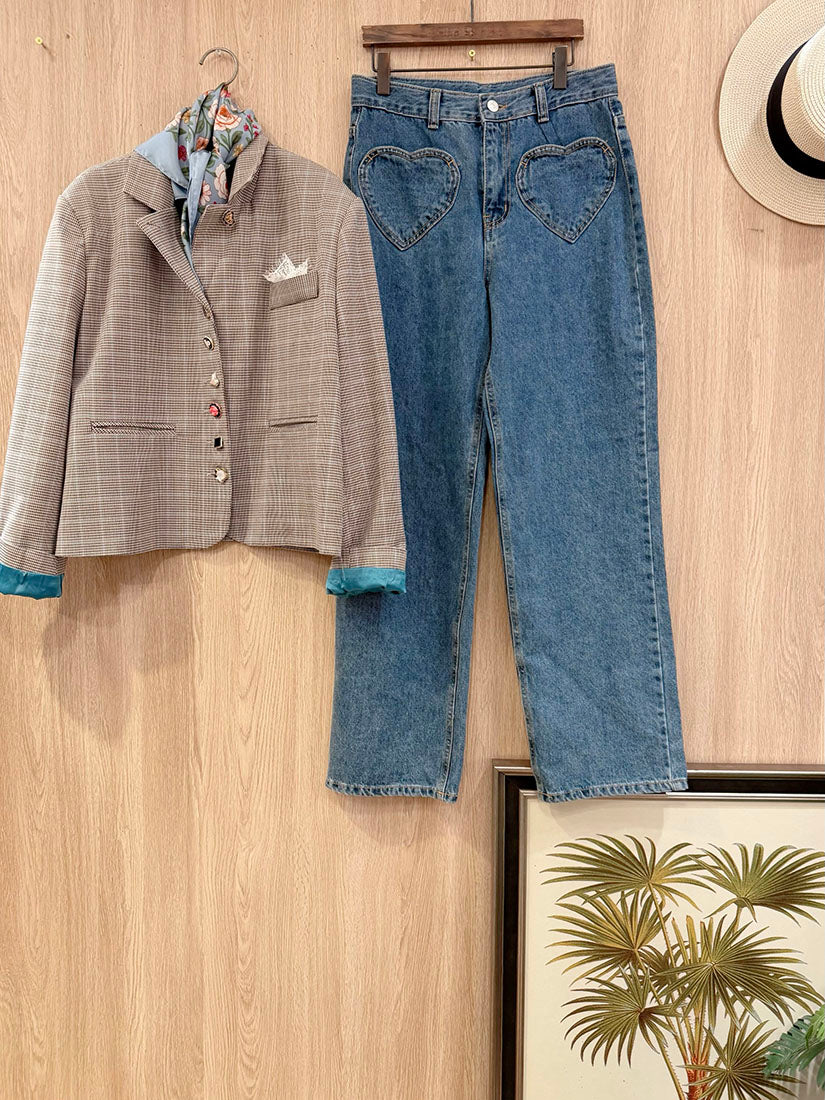 Heart Pockets Jeans