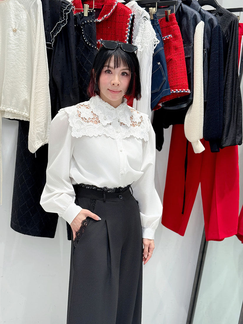 Side-Lace Trousers (2 Colours)