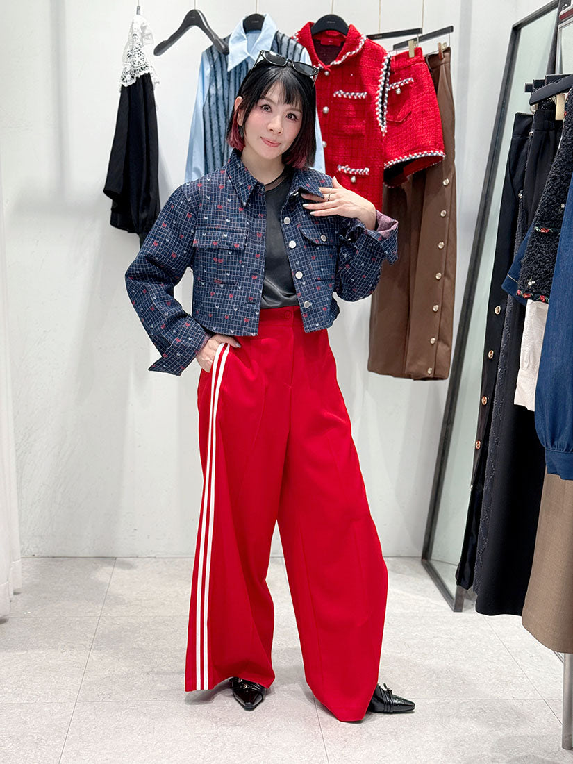 Crimson Stride Pants