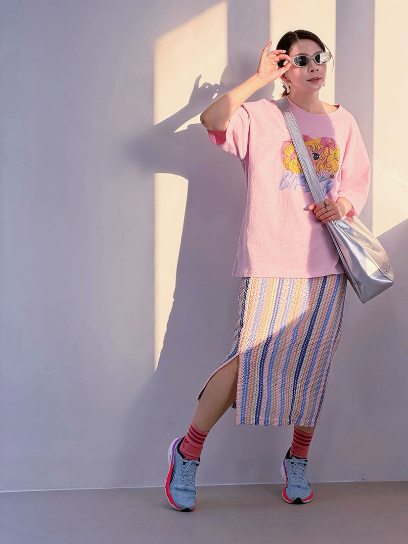 Candy Candy 'Girlish' Printed Tee (2 Colours)