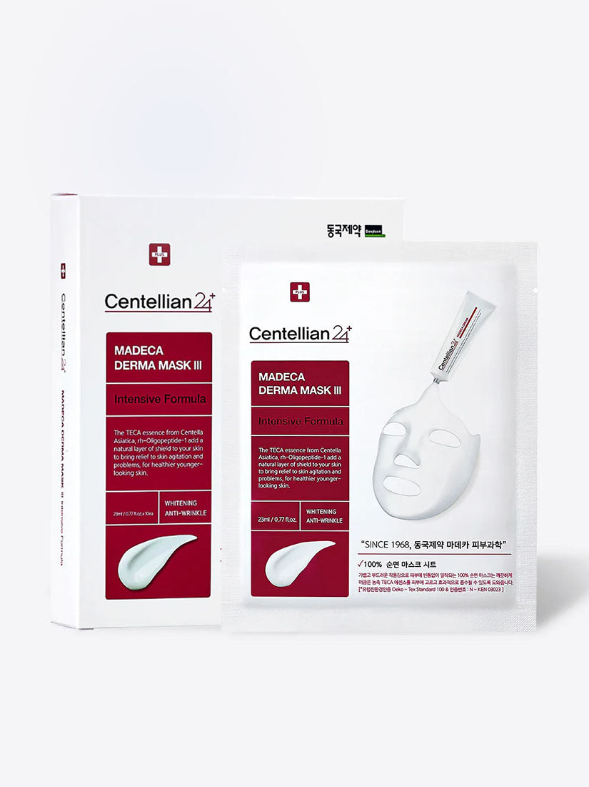韓國 CENTELLIAN 24 特效抗敏煥白淡斑營養面膜 DERMA MASK Ⅲ Intensive Formula