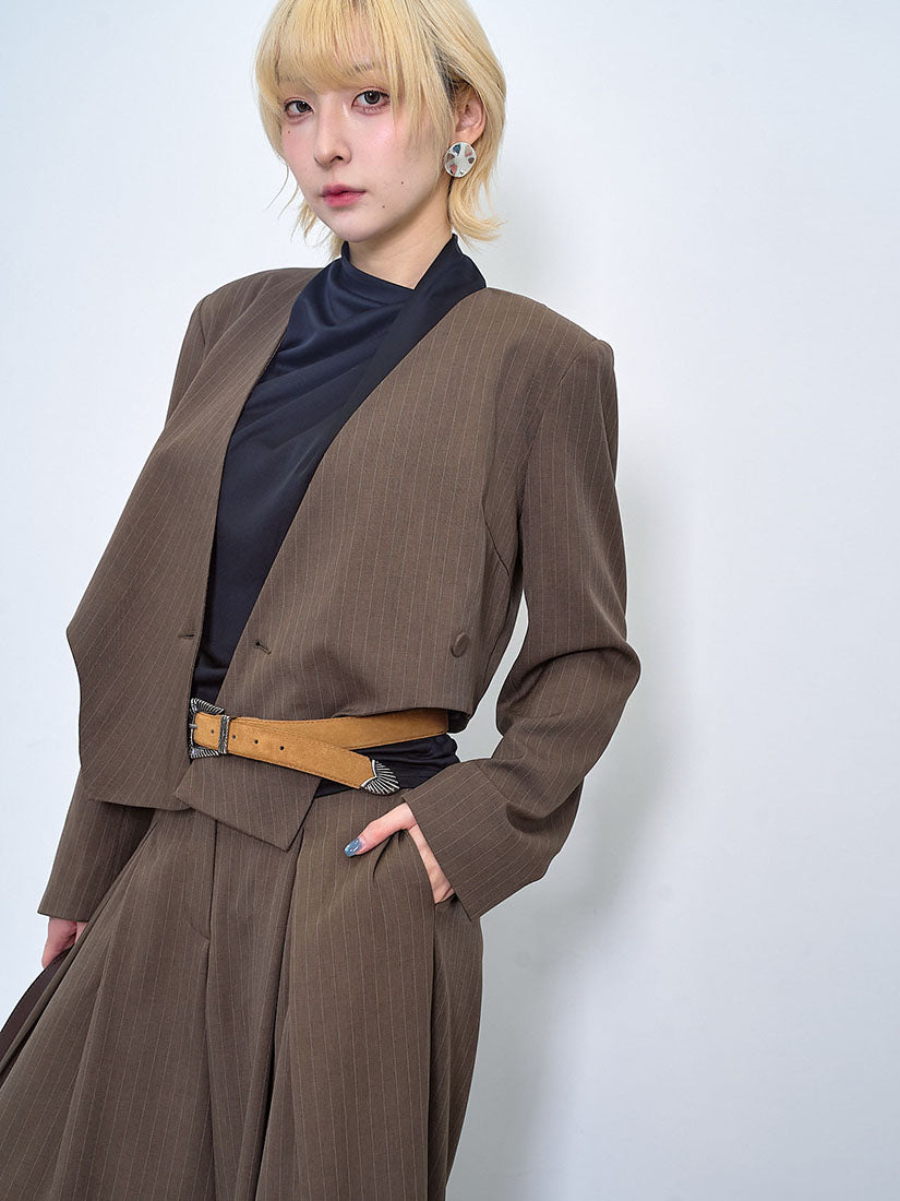 Drape Front Turtle Neck Half Sleeve Top (3 Colours)
