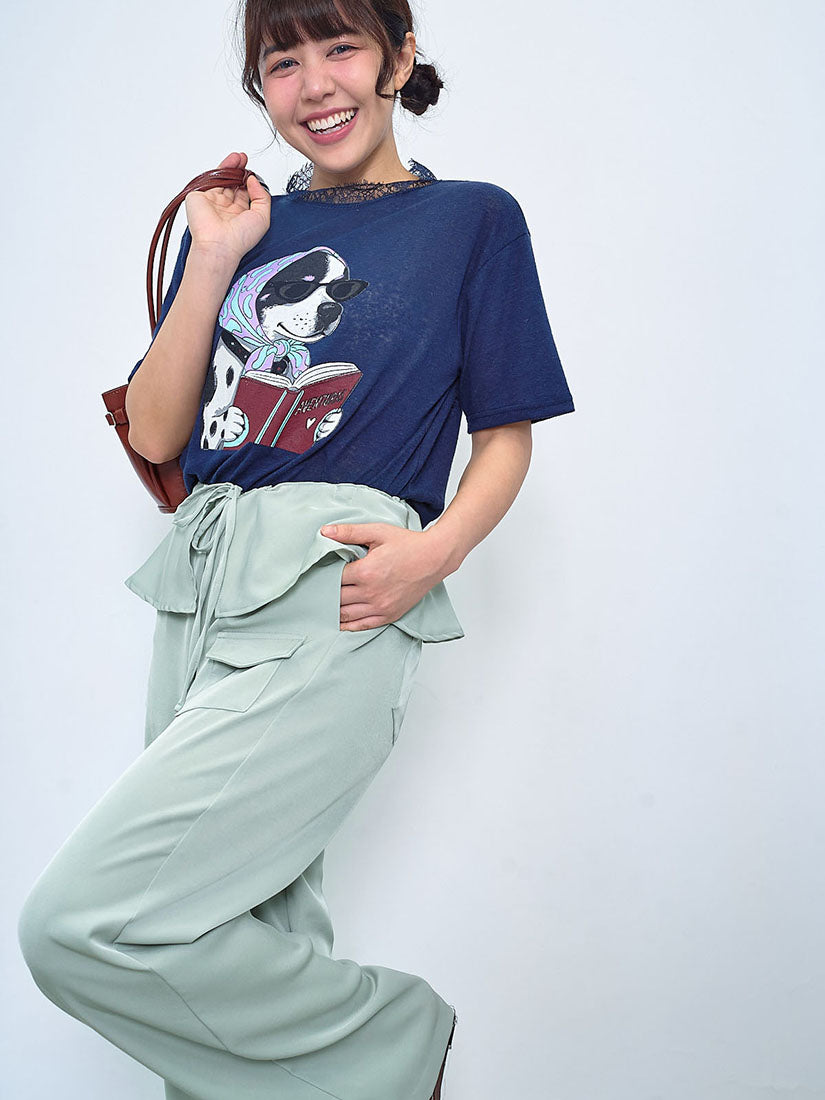 'Dalmatian Loves Book' Tee (2 Colours)