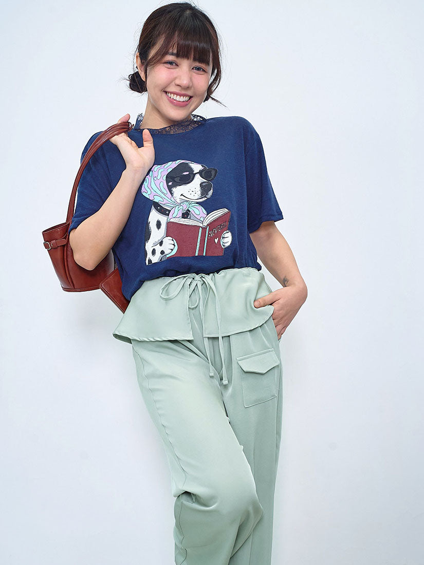 Ruffle Layered Waist Pants (3 Colours)