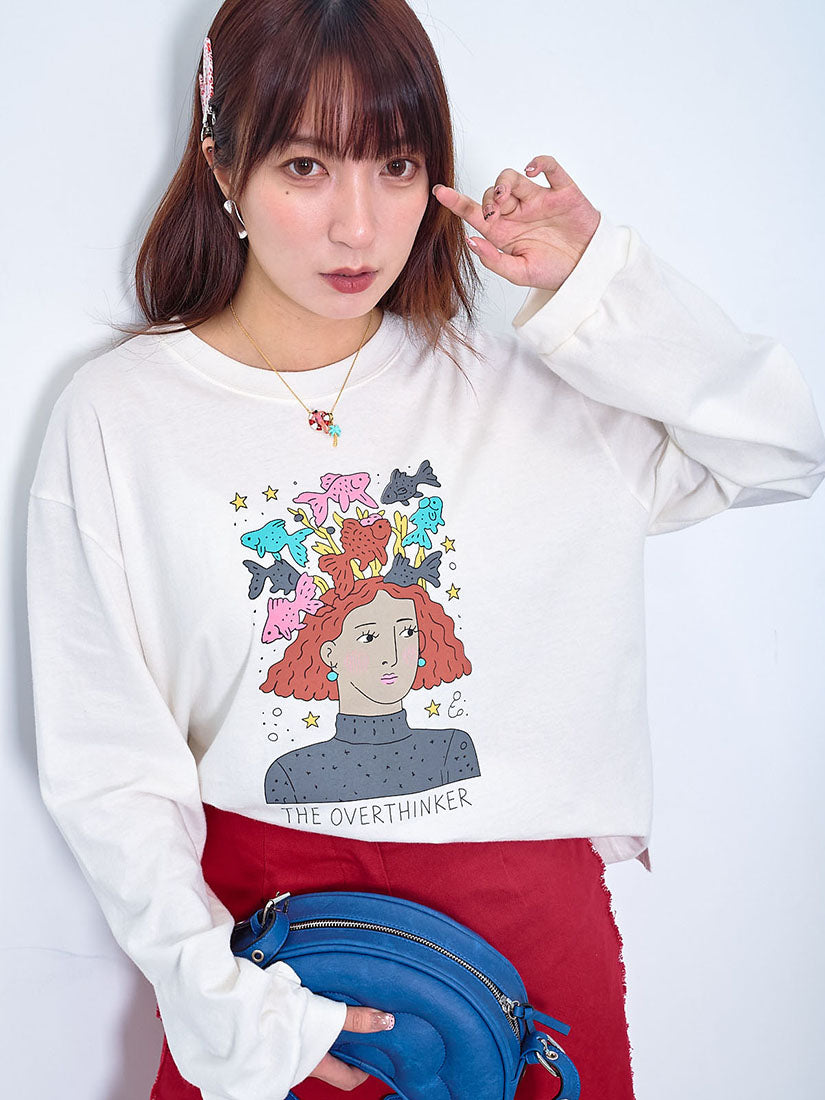'The Overthinker' Long Sleeve Tee (3 Colours)