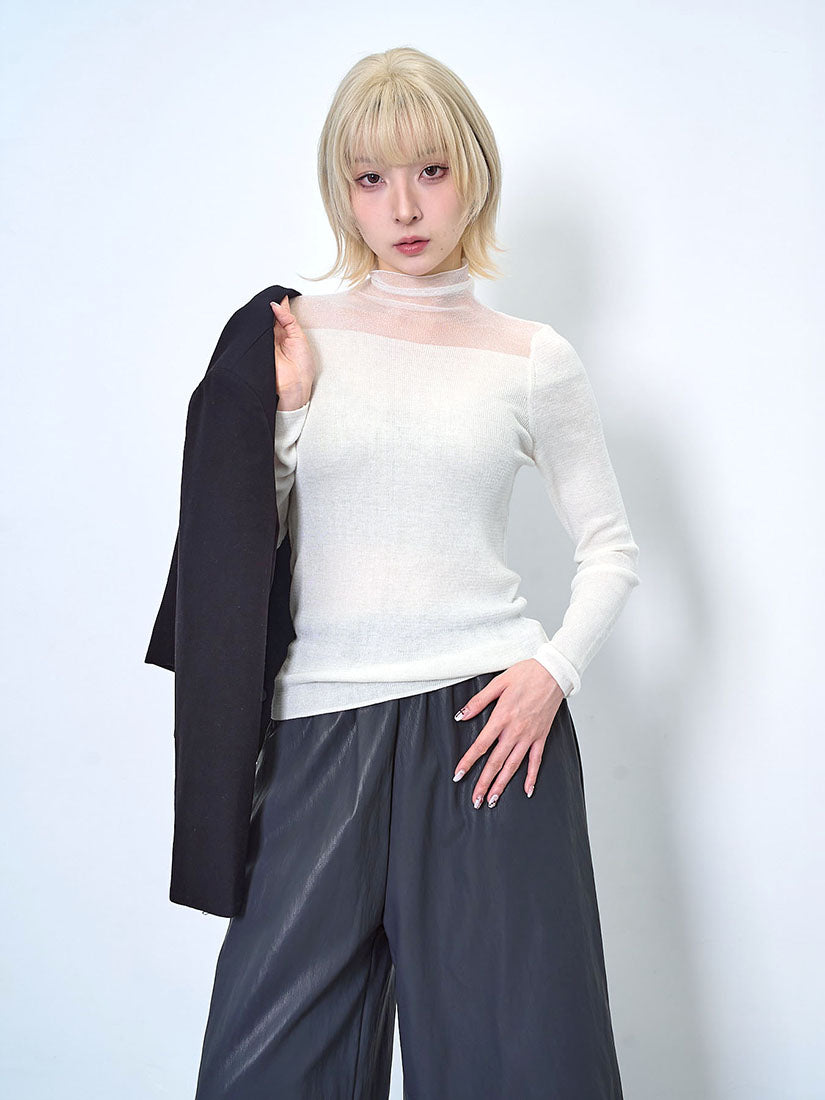 Soft Knit High Neck Top (3 Colours)