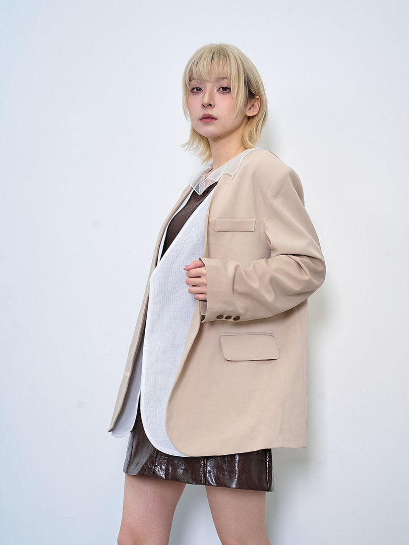Layered Detail Blazer (2 Colours)