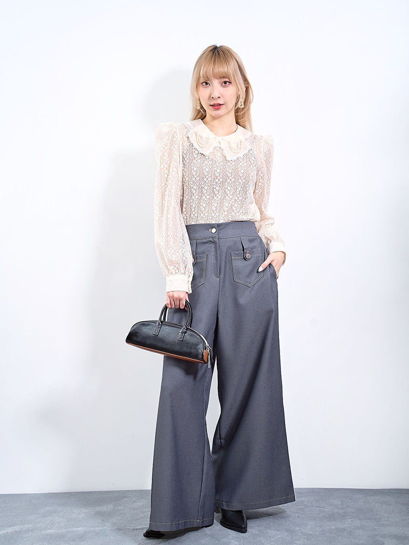 Denim Look Pants (2 Colours)