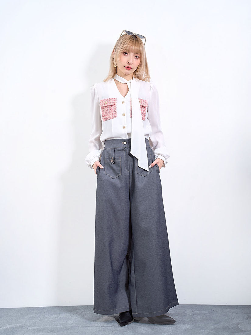 Denim Look Pants (2 Colours)