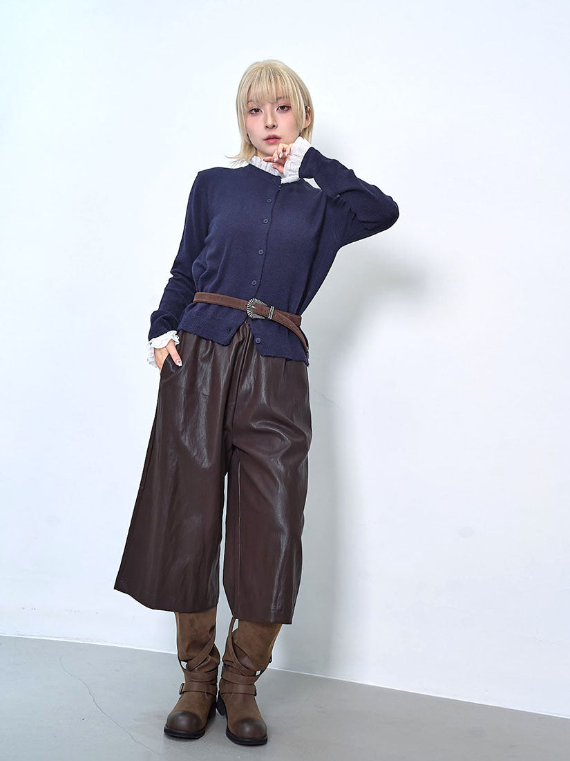 Lace Collar Cardigan (2 Colours)