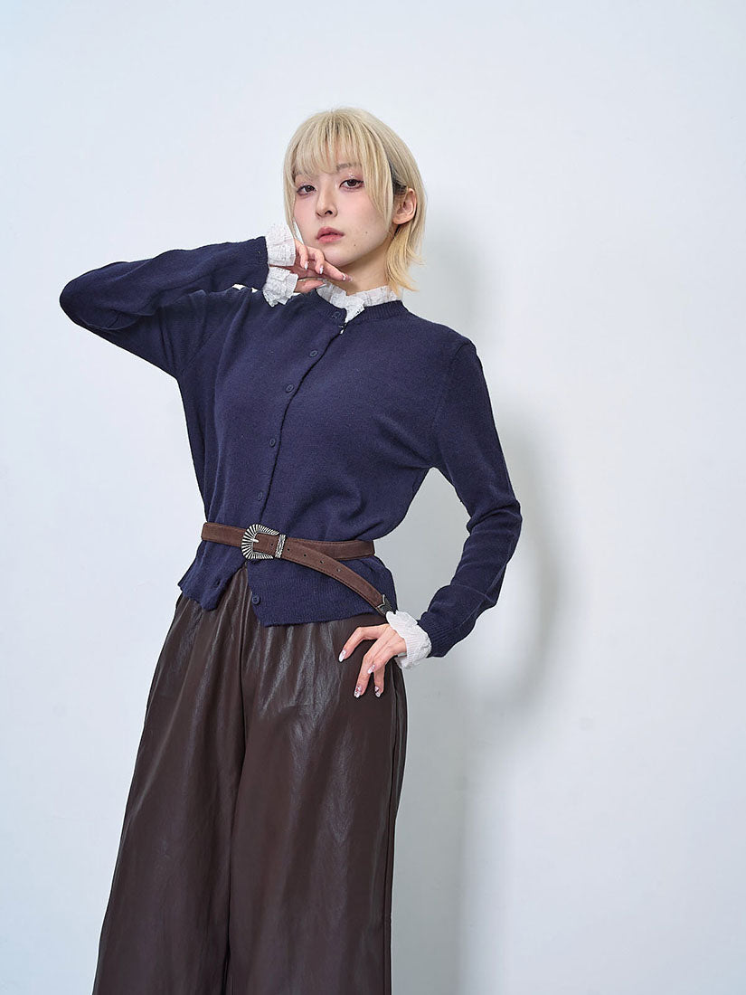 Lace Collar Cardigan (2 Colours)