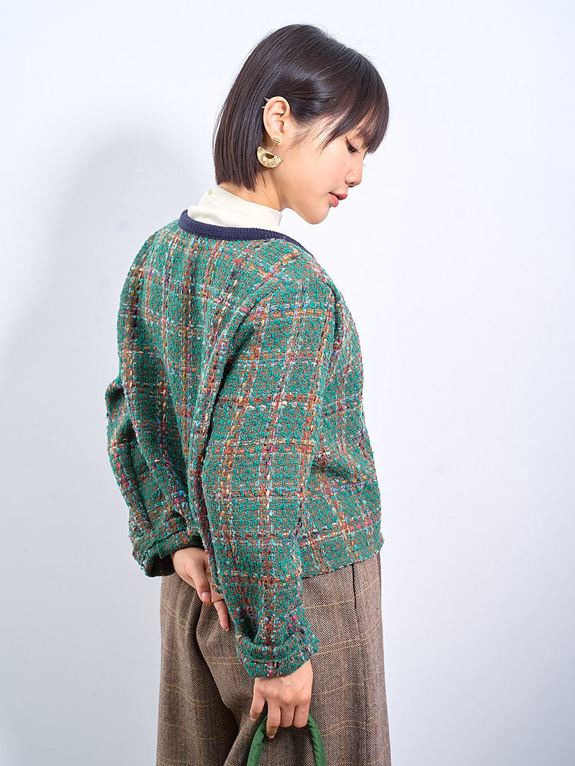 Tie Front Tweed Jacket (2 Colours)