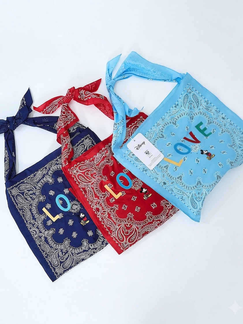 Mickey Love Scarf Bag (5 Colours)