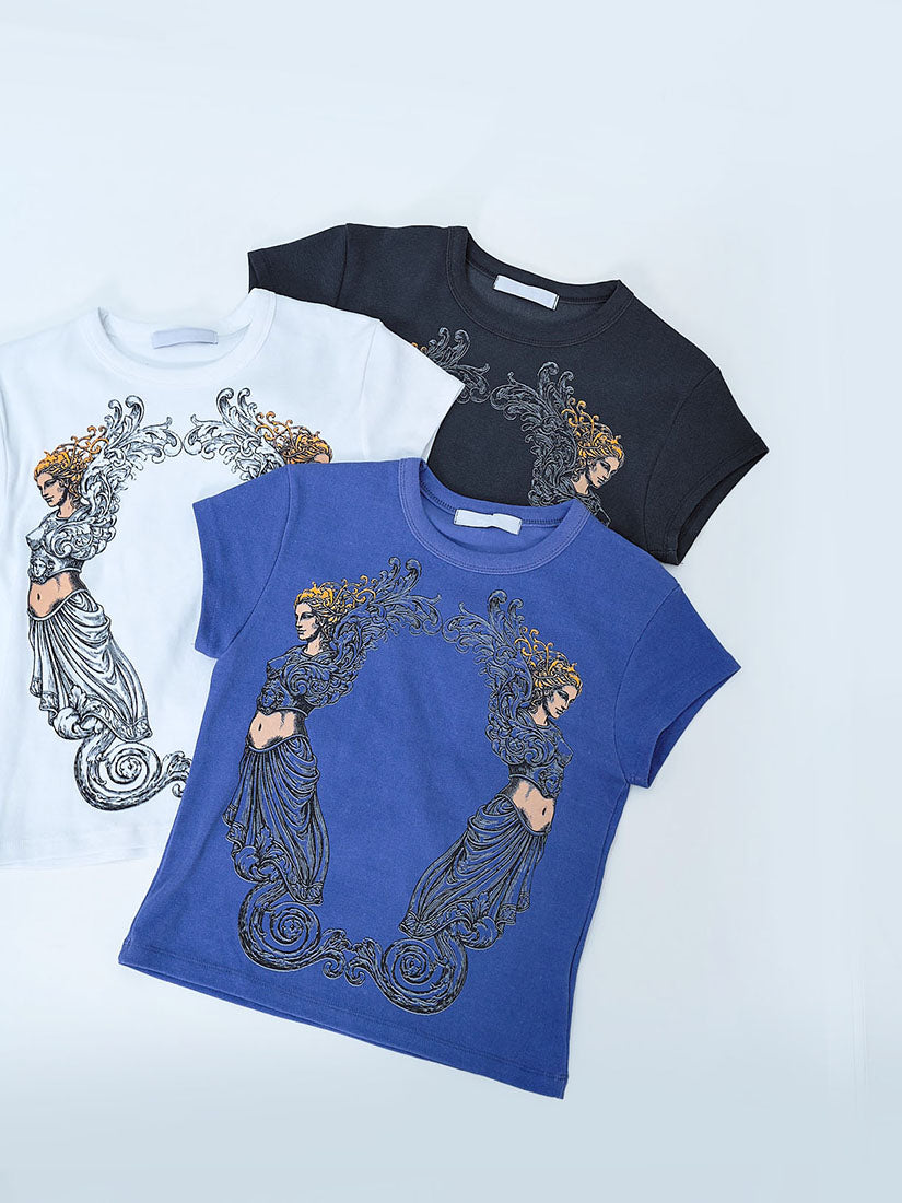 Grecian Printed Tee (3 Colours)