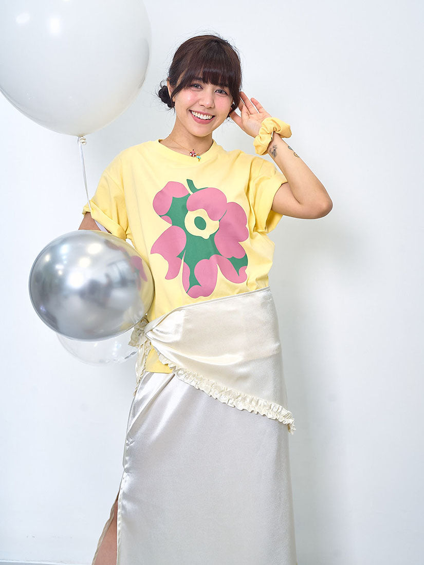 Flower Printed Tee (2 Colours)