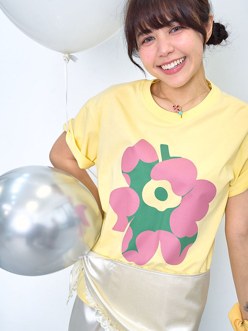 Flower Printed Tee (2 Colours)