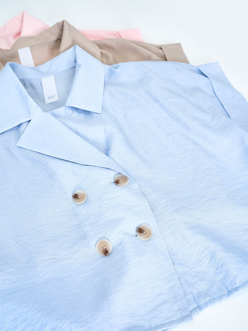 Lightweight Crop Blazer (6 Colours)