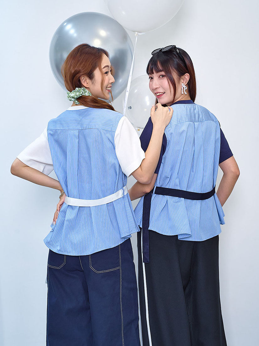Belted Tee Cover Up Shirt (2 Colours)