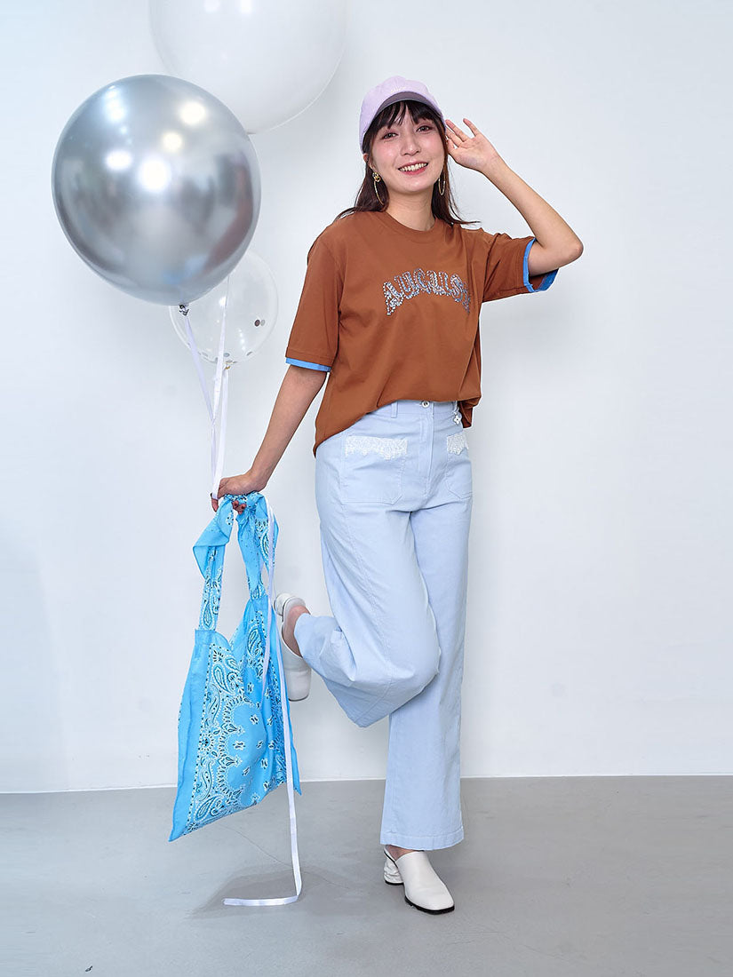 'August' Embellishment Tee (2 Colours)