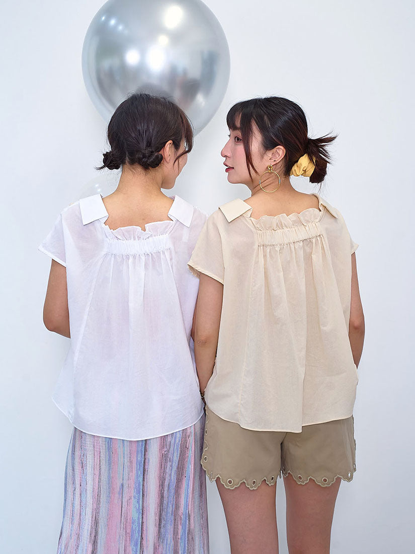 3D Floral Trellis Applique Top (2 Colours)