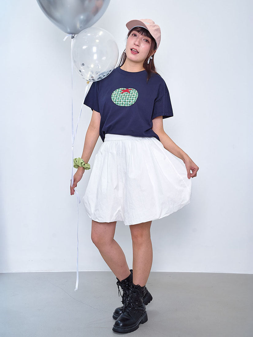 Drawstring Hem Balloon Skort (3 Colours)