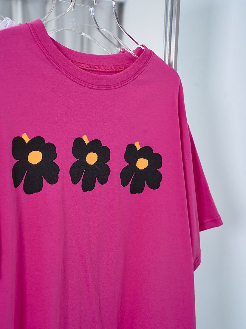 Unikko Flower Printed Tee (2 Colours)