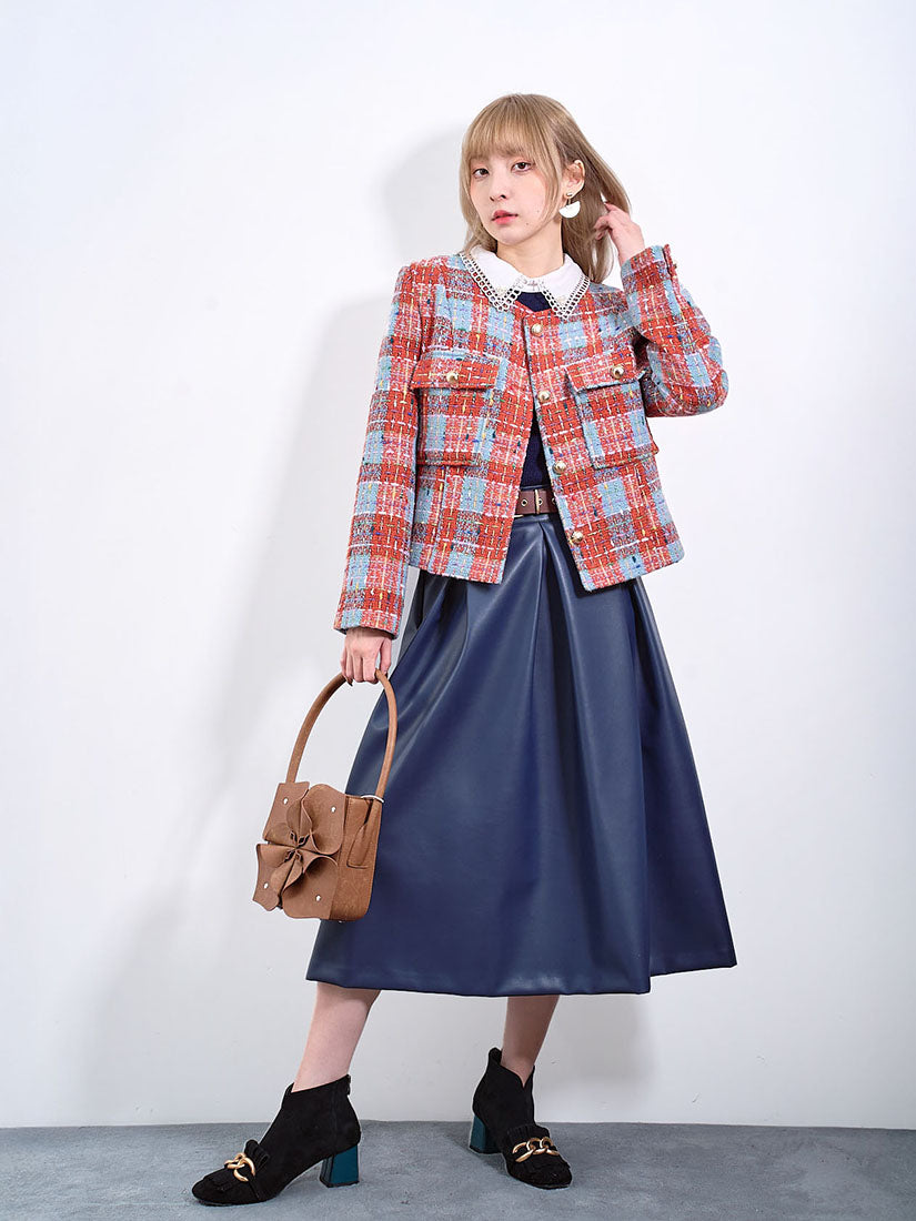 Check Tweed Jacket (2 Colours)