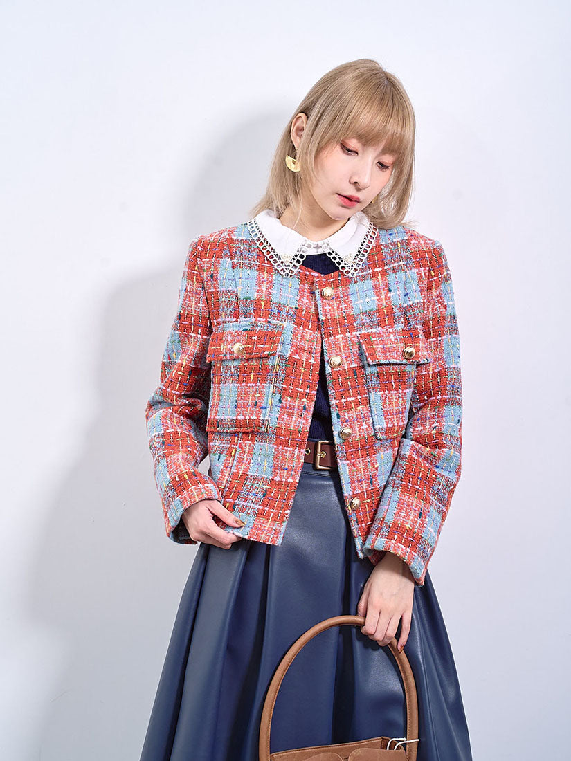 Check Tweed Jacket (2 Colours)