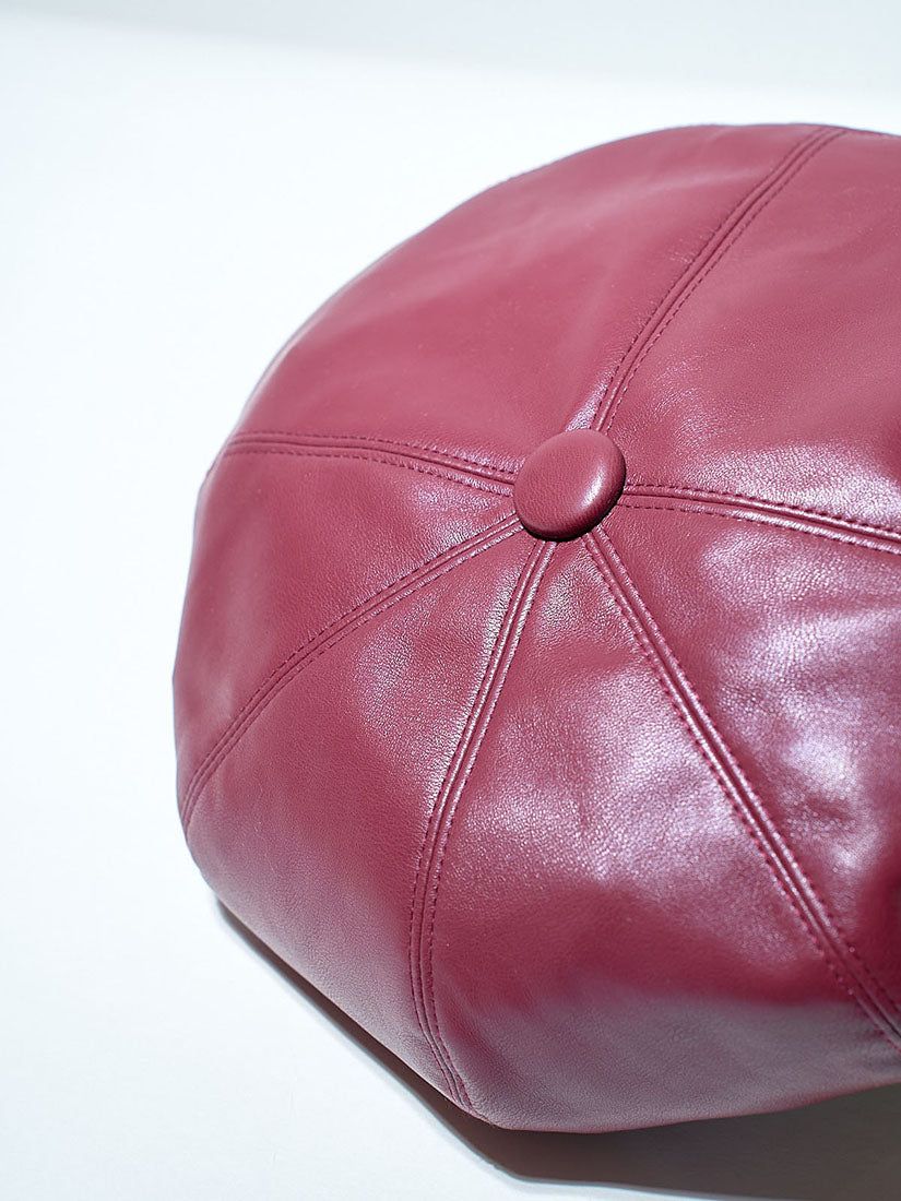 Leather Beret (2 Colours)