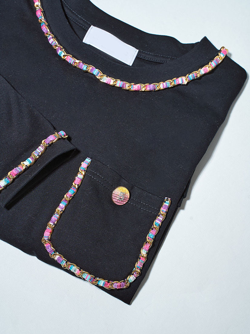 Multi-Colour Chain Detailed Top (2 Colours)