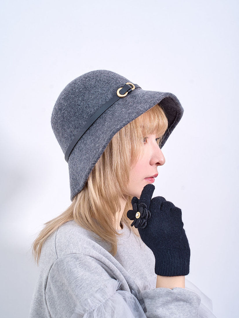 Belted Cloche Hat (2 Colours)