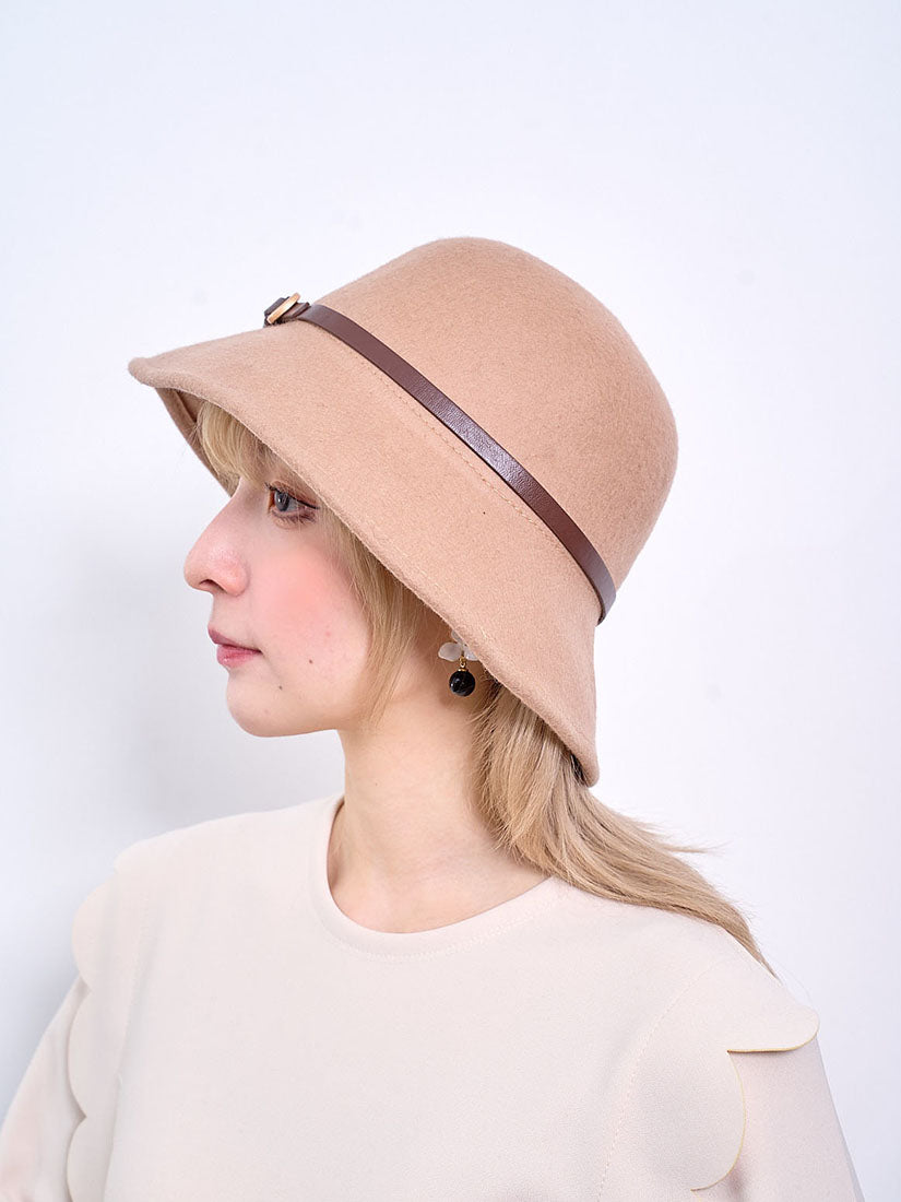 Belted Cloche Hat (2 Colours)