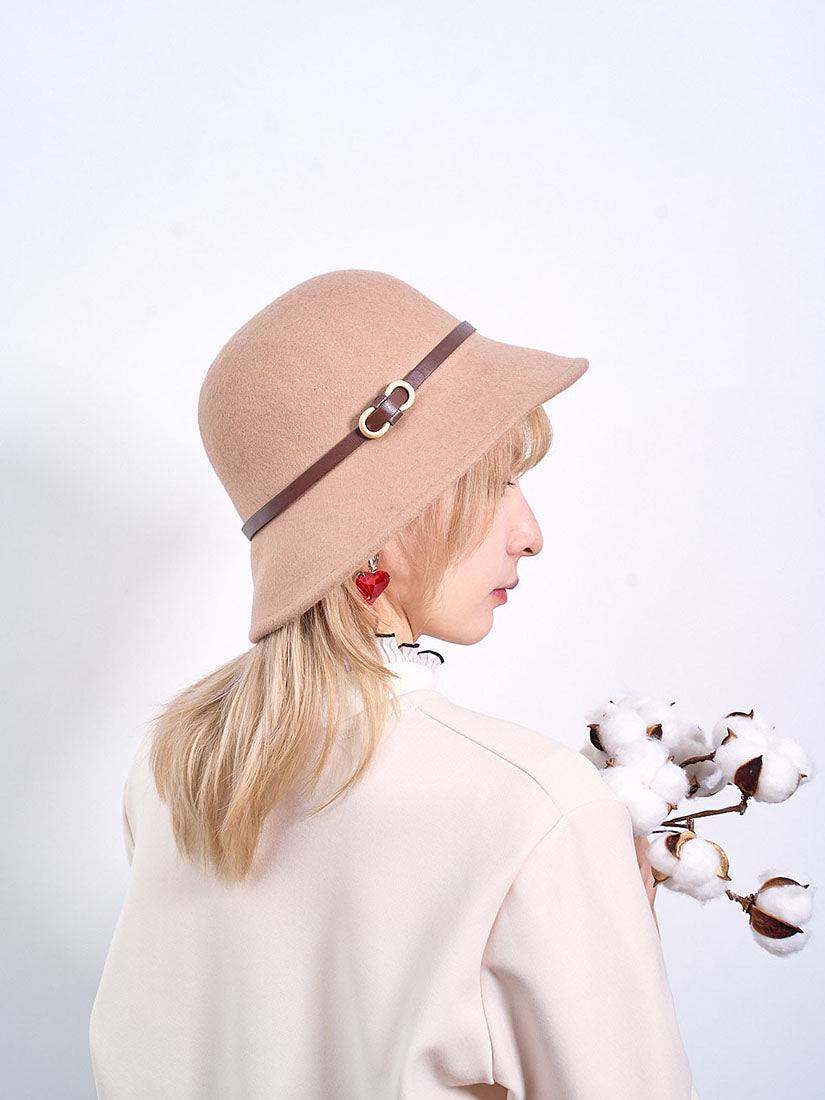 Belted Cloche Hat (2 Colours)