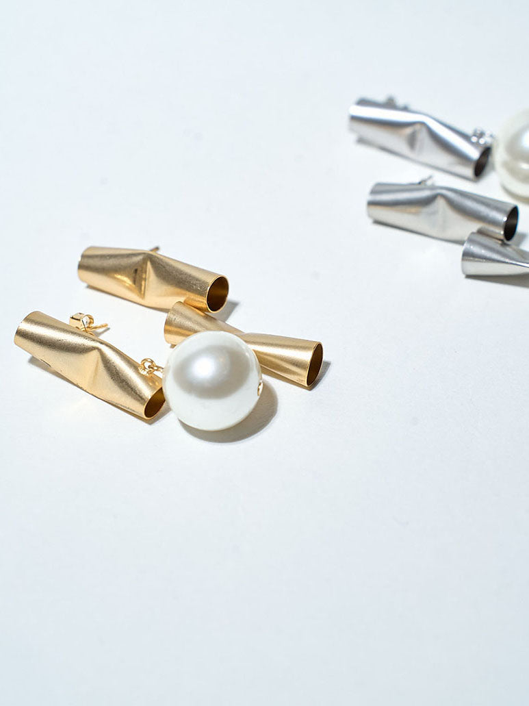 Industrial Elegance Drop Earrings (2 Colours)