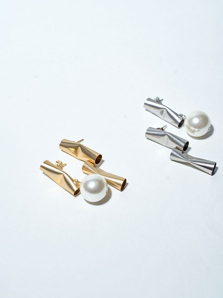 Industrial Elegance Drop Earrings (2 Colours)