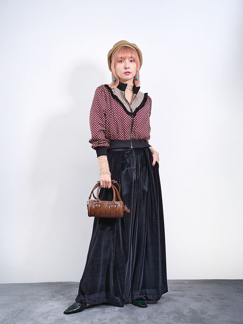 Pleated Velvet Culottes (3 Colours)